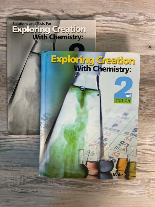 Apologia Exploring Creation With Chemistry Textbook, 2nd Set