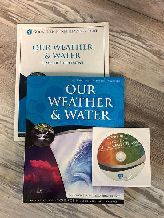 God's Design for Heaven and Earth, Our Weather & Water 3rd Ed. Set