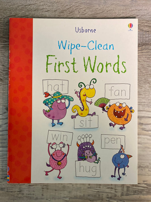 Usborne Wipe-Clean First Words