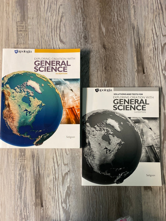 Apologia General Science, Text & Solutions & Tests 3rd