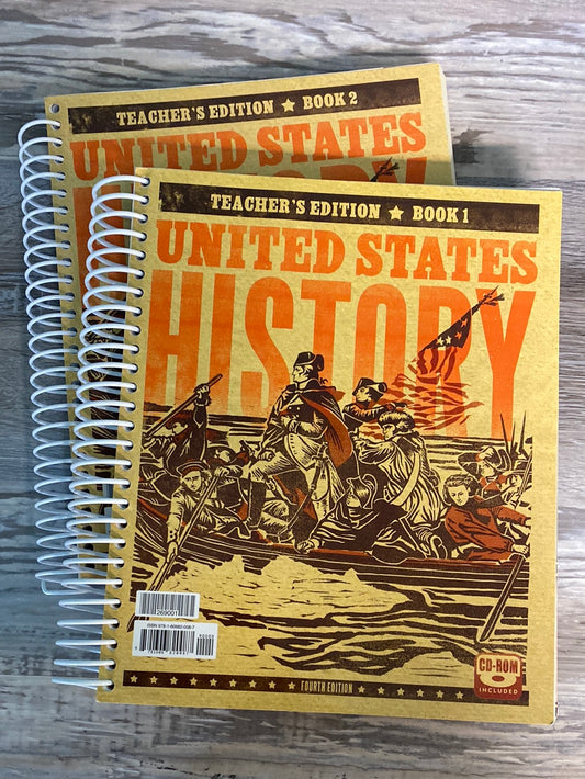 BJU United States History 4th Ed. Teacher Books