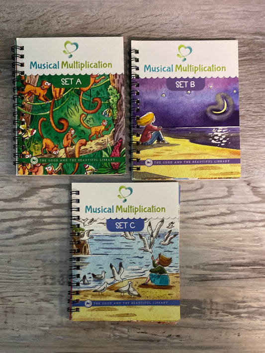 Good and The Beautiful Musical Multiplication Books