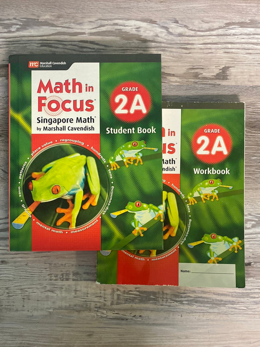 Math in Focus 2A Textbook & Workbook Set