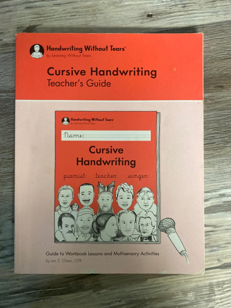 Kindergarten Teacher's Guide Handwriting Without Tears Paperback New  Lessons