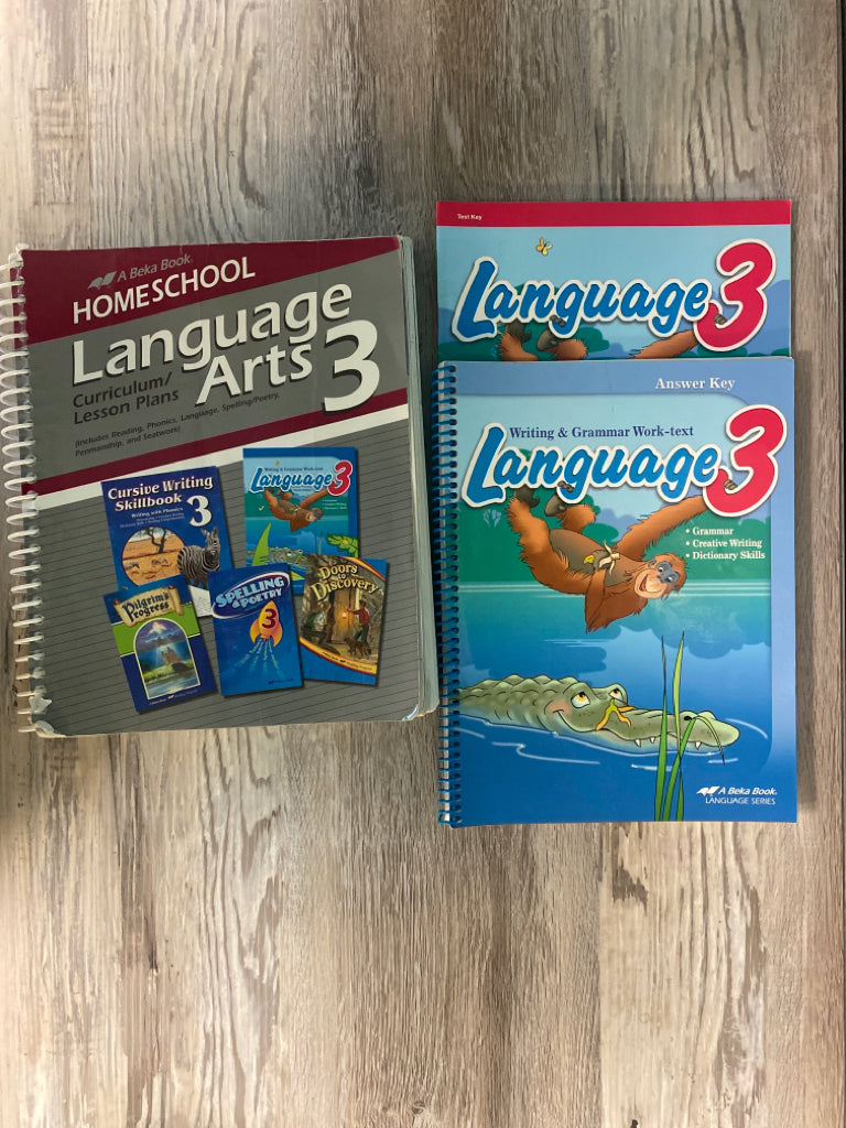 Abeka Language Arts 3 Curriculum and Keys