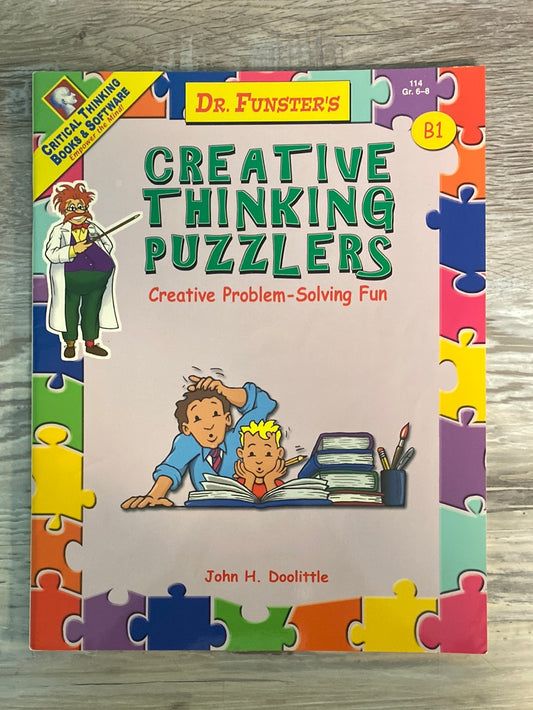 Dr. Funster's Creative Thinking Puzzlers, Book B1