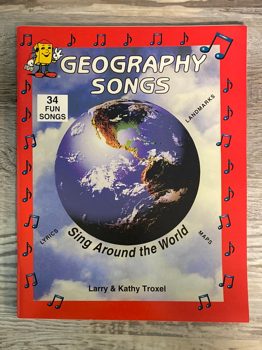 Geography Songs, BOOK ONLY by Troxel
