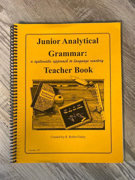 Junior Analytical Grammar Teacher Book