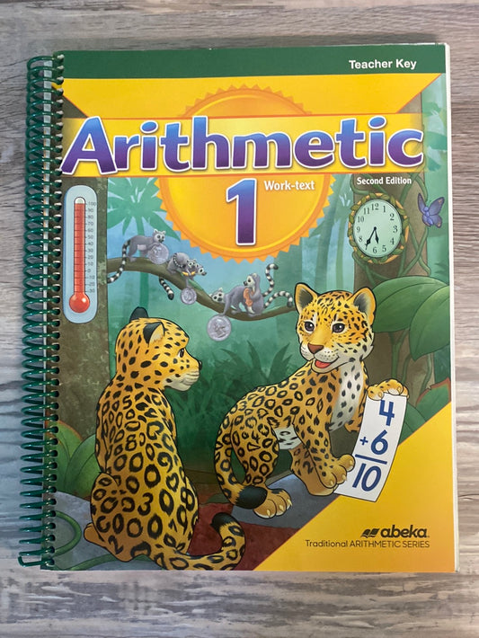 Abeka Arithmetic 1 Teacher Edition 2nd Edition