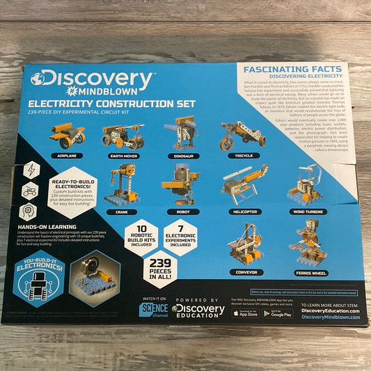 Discovery Electricity Construction Set - New