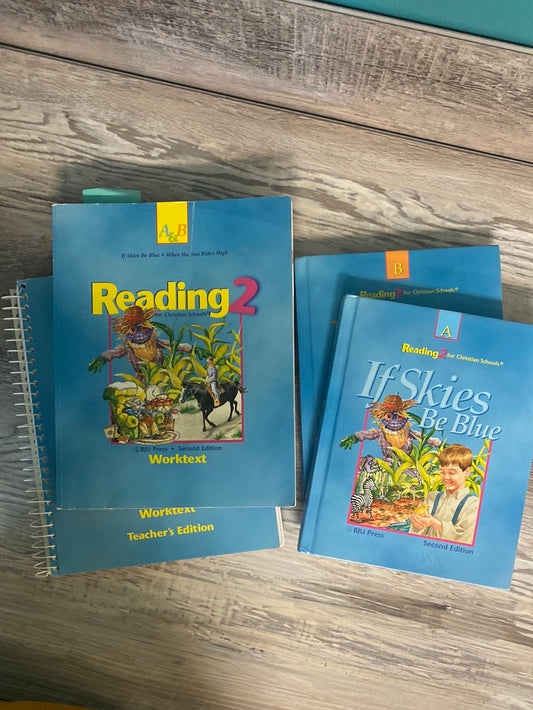 BJU Reading 2 Worktext, Key and Readers 2nd Ed.