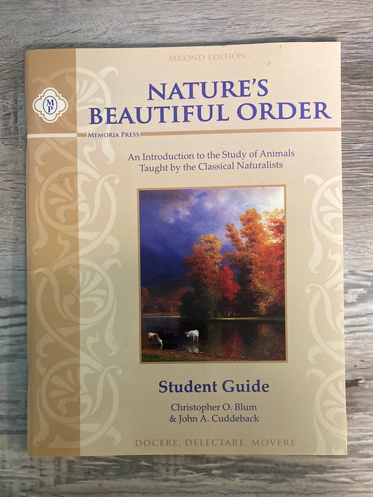 Nature's Beautiful Order by Memoria Press Set
