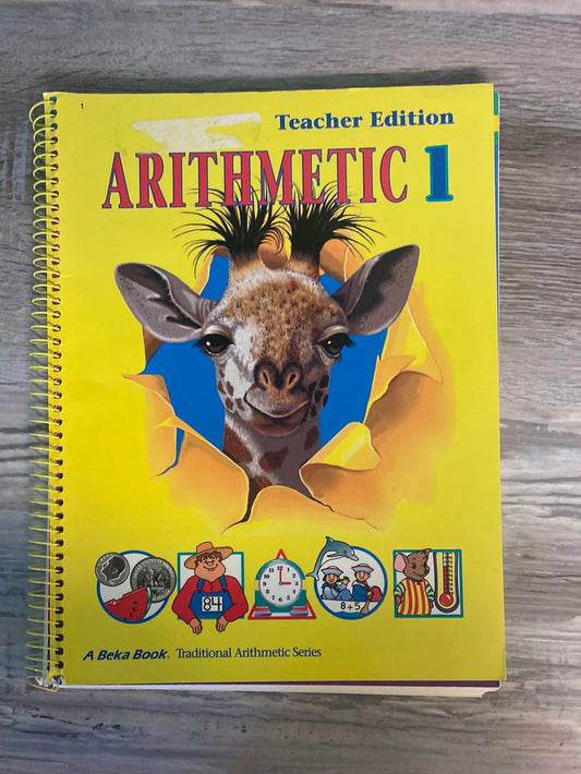 Abeka Arithmetic 1 Teacher Edition 1993