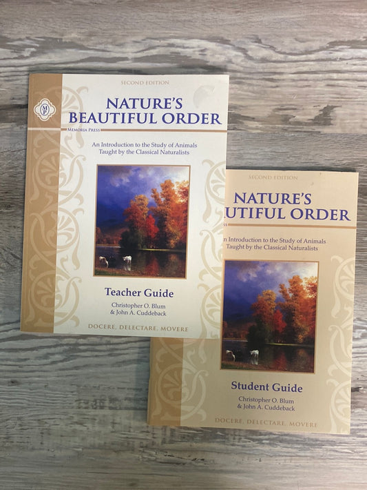 Nature's Beautiful Order by Memoria Press Set