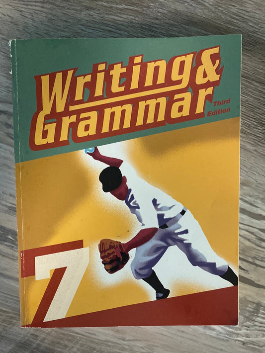 BJU Writing & Grammar 7 Student Text 3rd Ed.