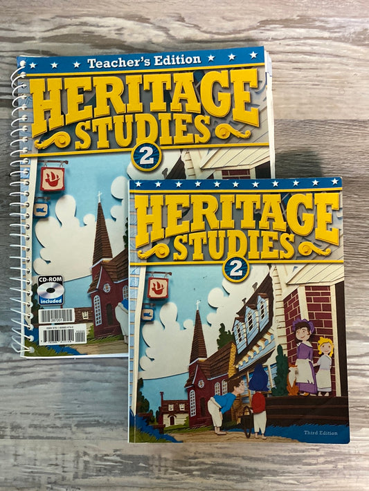 BJU Heritage Studies 2 Student/Teacher 3rd