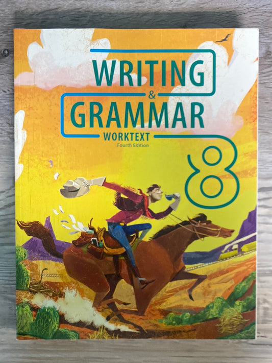 BJU Writing & Grammar Work Text 8 4th Edition