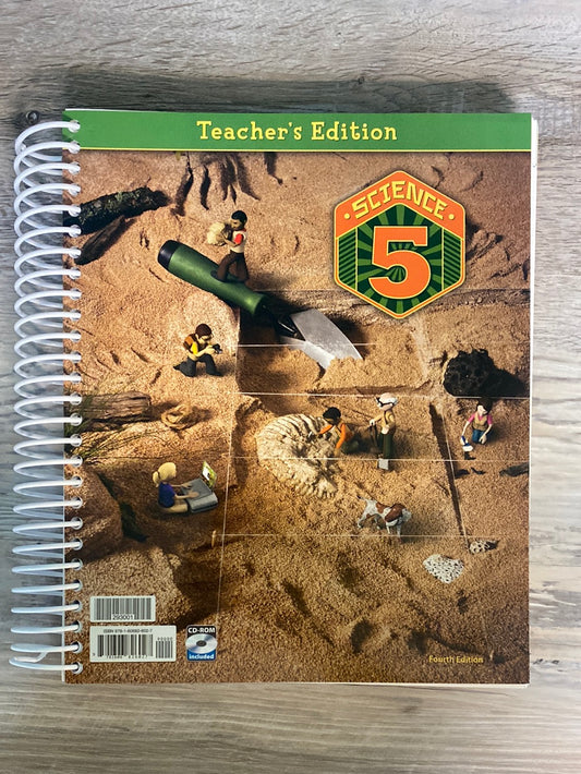 BJU Science 5 Teacher's Manual 4th Edition