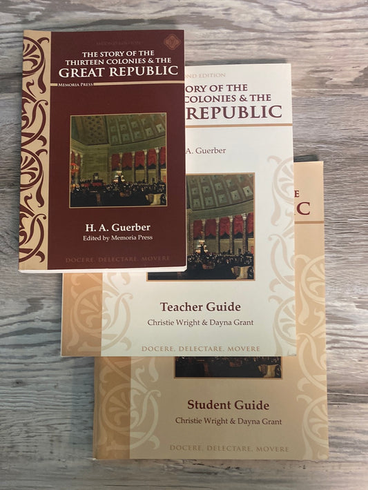 Memoria Press Story The Great Republic, 2nd Edition Set