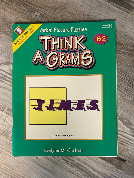 Think A Grams: Verbal Picture Puzzles, Level B2 by Evelyne M. Graham