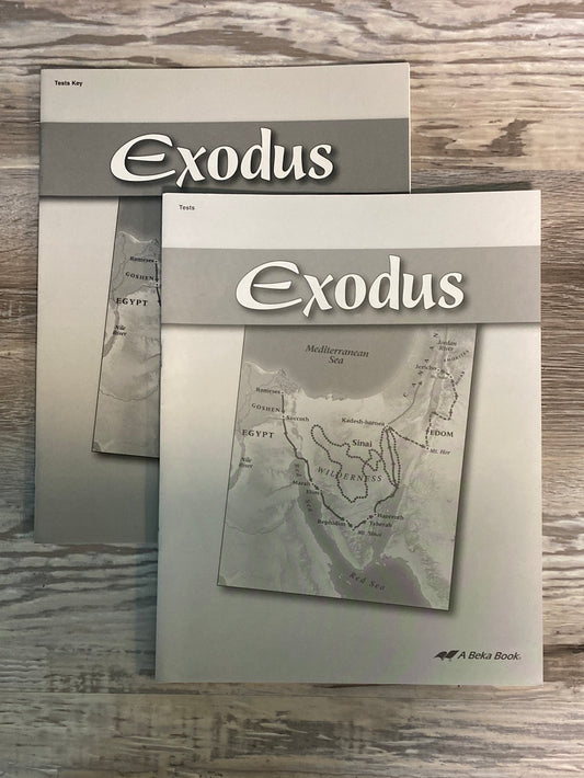 Abeka Exodus Test and Key Booklet