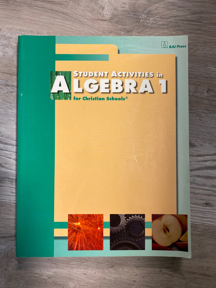 BJU Student Activities in Algebra 1