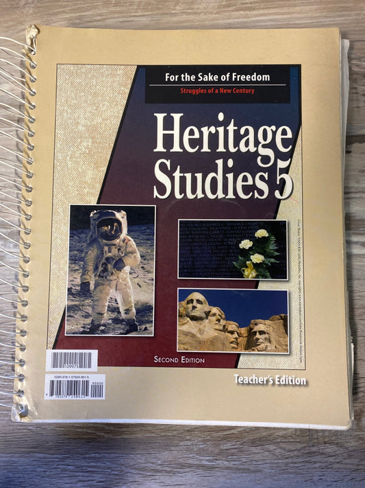 BJU Heritage Studies 5 Teacher's Edition, Second Edition