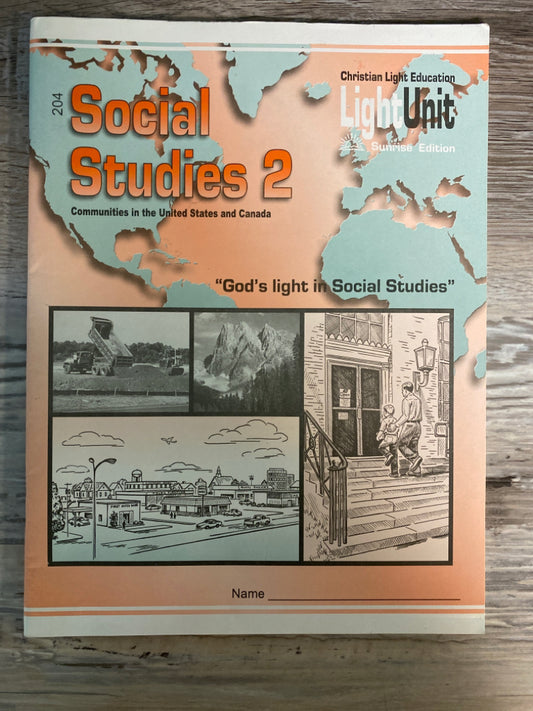 CLE Social Studies 2, Light Unit 204