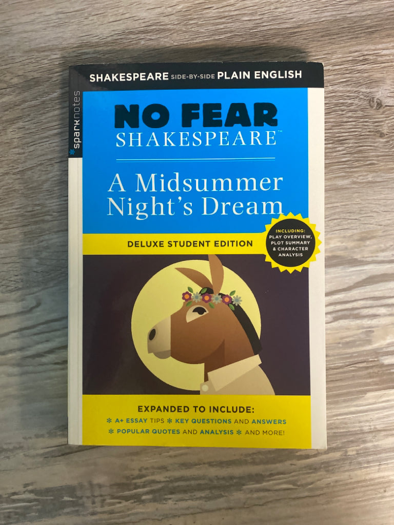 A Midsummer Night's Dream (No Fear Shakespeare, Deluxe Student Edition)