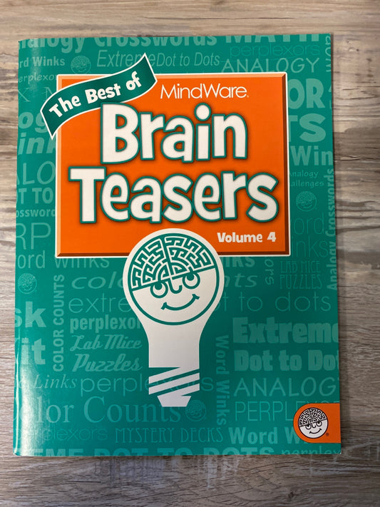 The Best of Brain Teasers Vol 4 Workbook