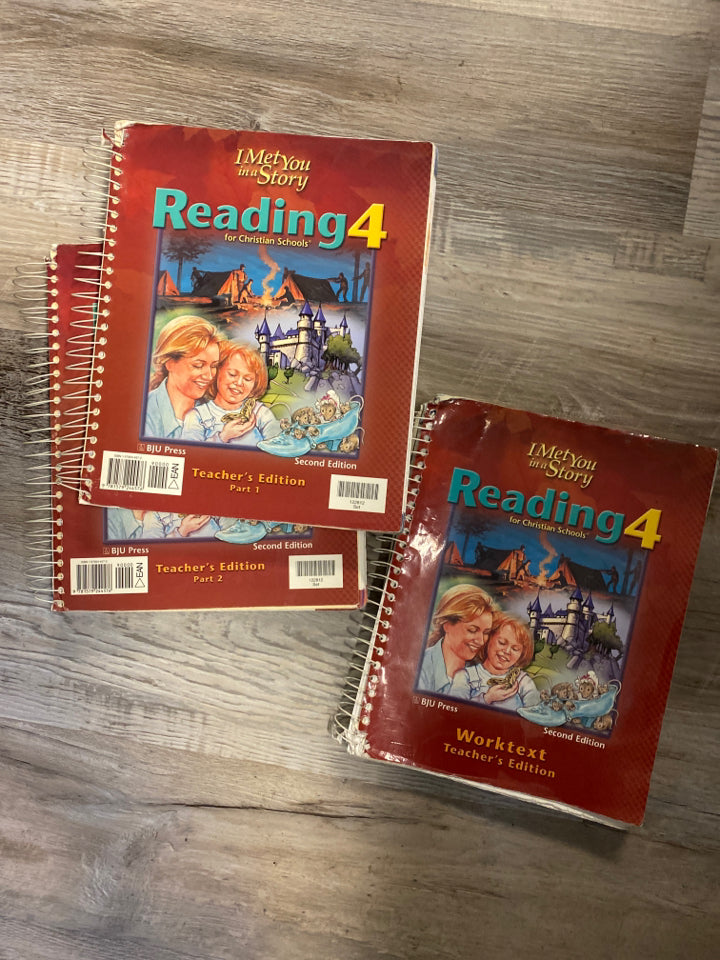 BJU Reading 4 2nd Ed. Teacher Set – Homeschool Central