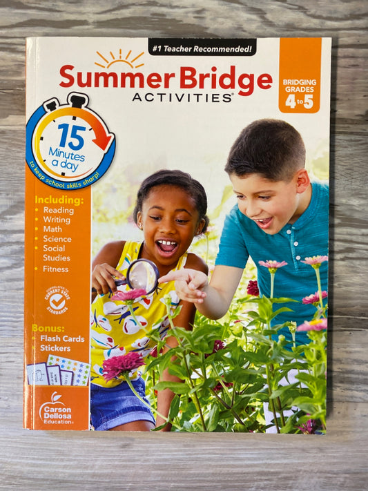 Summer Bridge Activities Grades 4 to 5