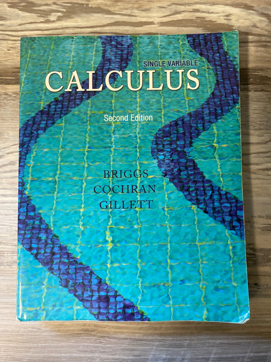 Single Variable Calculus; Second Edition, Pearson