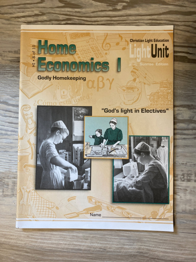 CLE Home Economics 1 Unit 8