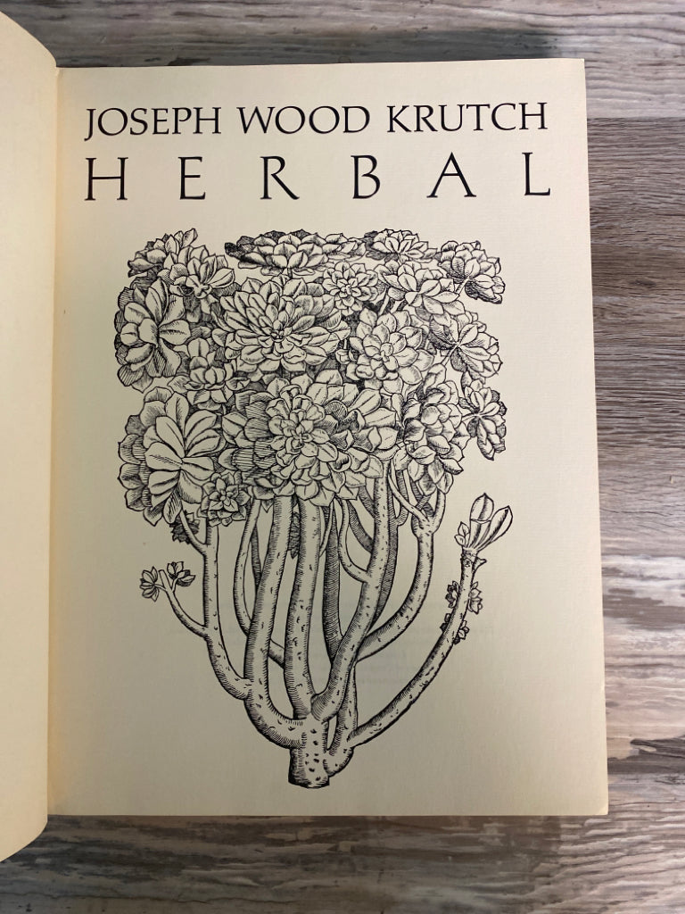 Joseph Wood Krutch Herbal