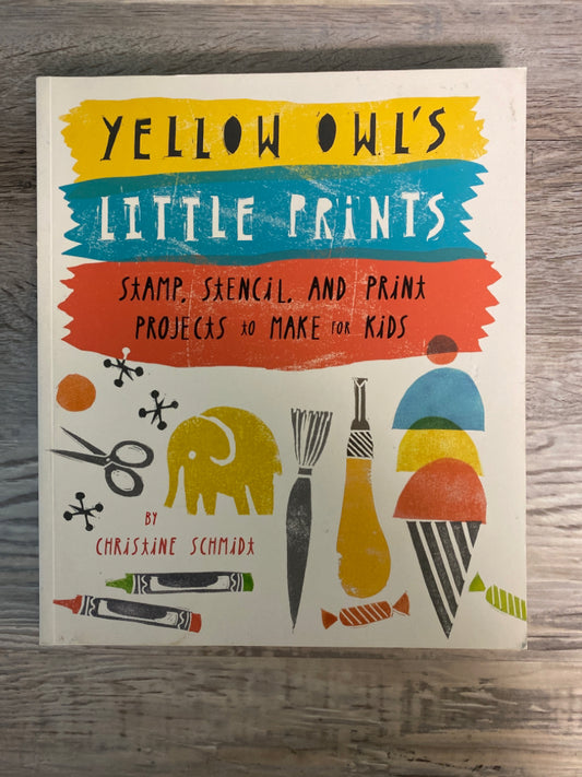 Yellow Owl's Little Prints by Christine Schmidt