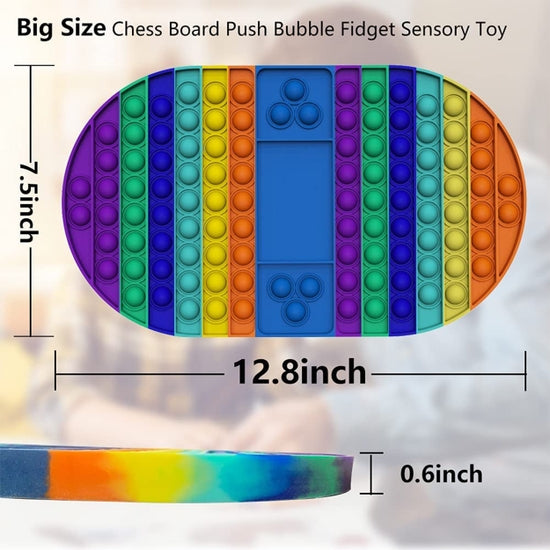 Round Shape Carom Board Popit Fidget Toy