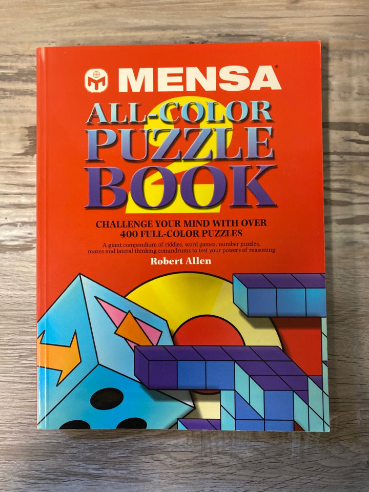 Mensa All Color Puzzle Book