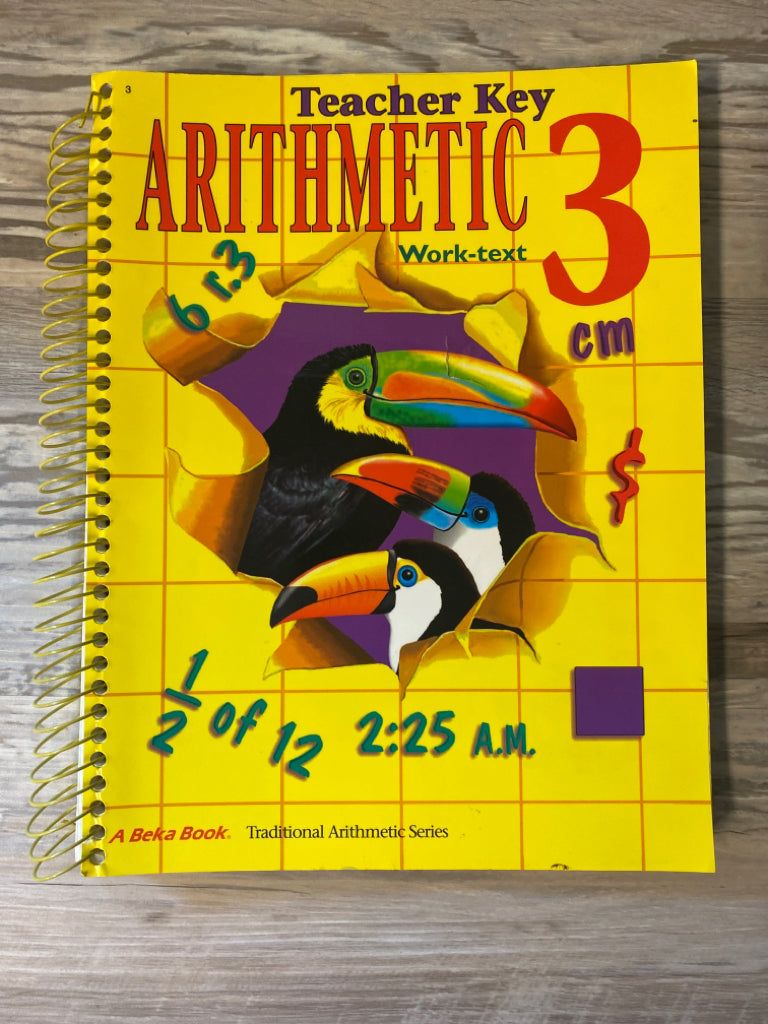 Abeka Arithmetic 3 Work-Text Answer Key