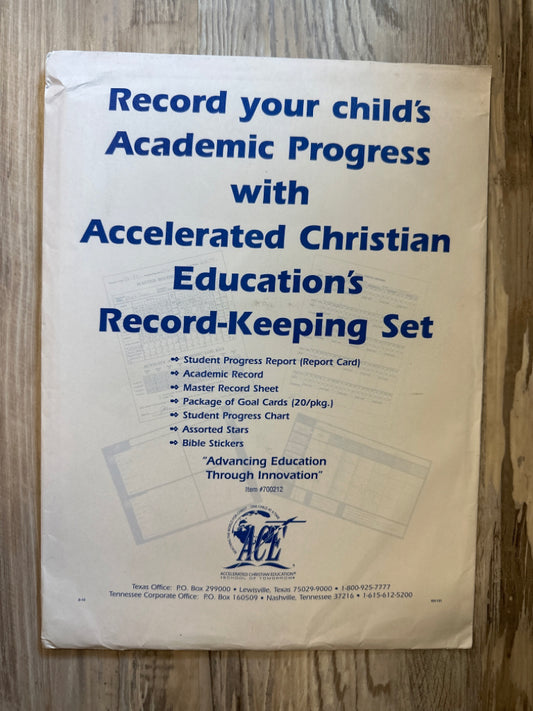 ACE Record Keeping Set