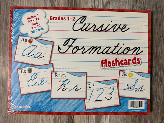 Abeka Cursive Formation Flashcards