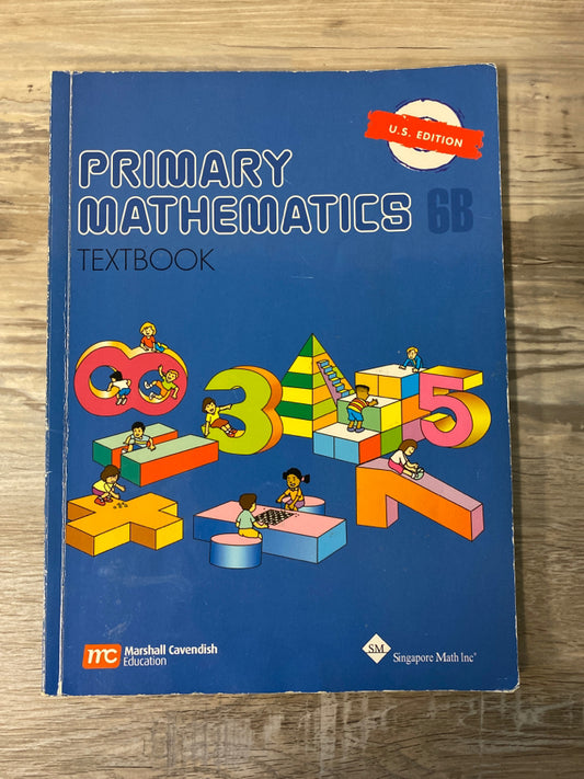 Singapore Primary Mathematics 6B Textbook