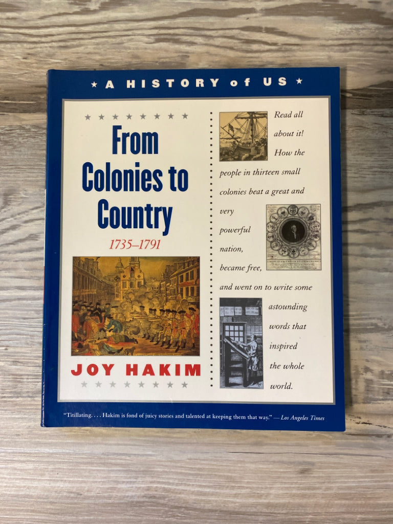 A History of Us; Book 3: From Colonies to Country