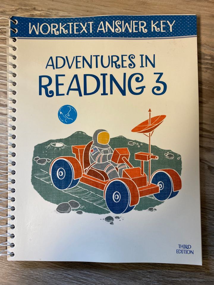 BJU Adventures in Reading 3 Worktext Answer Key