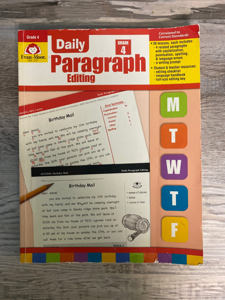 Daily Paragraph Editing, Grade 4 – Homeschool Central