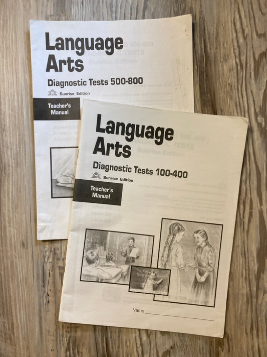 CLE Language Arts Diagnostic Tests Teacher's Manual