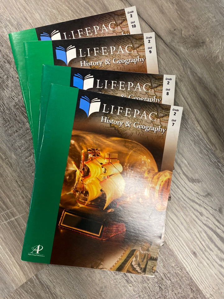 LIFEPAC History & Geography Grade 2 Incomplete Set
