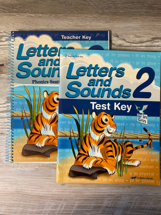 Abeka Letters and Sounds 2 Teacher Key and Test Key