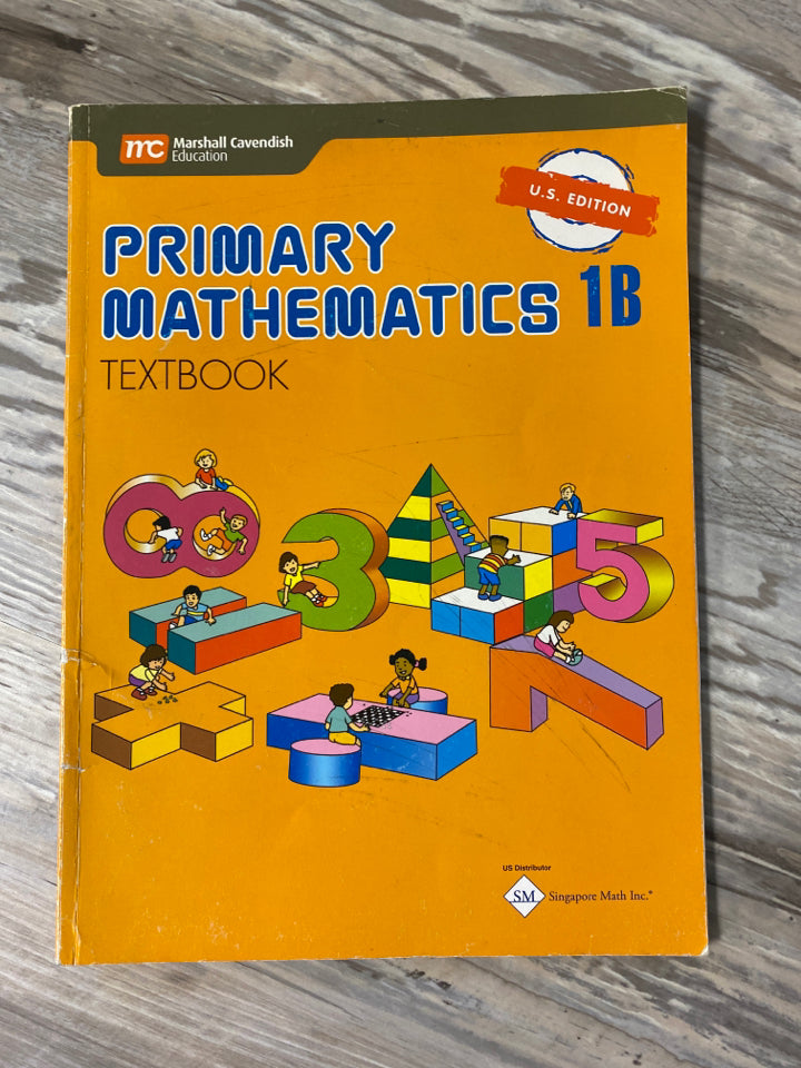 Primary Mathematics 1B Textbook – Homeschool Central