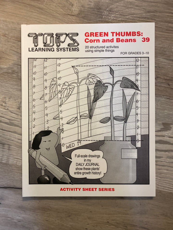 TOPS Learning Systems Green Thumbs: Corn & Beans 39 Activity Sheet Series